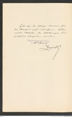 k.k. naturhistorisches Hofmuseum, Intendanzakten 1885-1896 (Hauer), Aktenzahl Z.410.a/1891, Seite 2